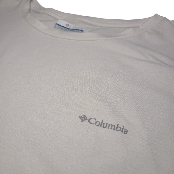 Columbia Omni-Shade Mens Tank Top 1X White Sleeveless UV Protection Activewear - Picture 4 of 7